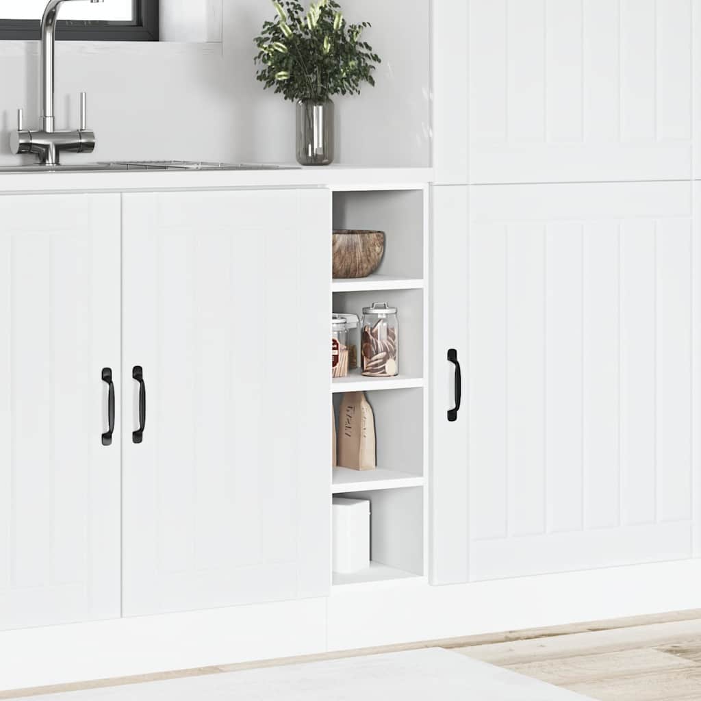 Bottom Cabinet Riga White 20x44.5x81.5 cm Engineered Wood